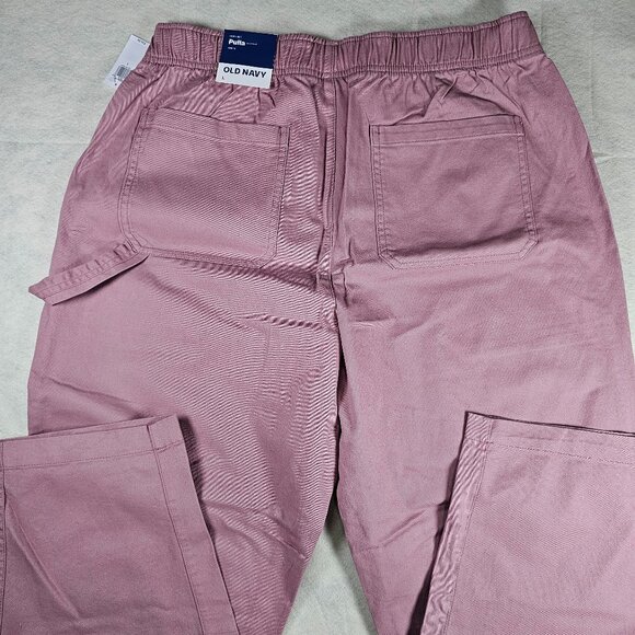NEW Old Navy Rose Pink Comfort Waistband Ankle Pants Women's – Size Large - Picture 5 of 8